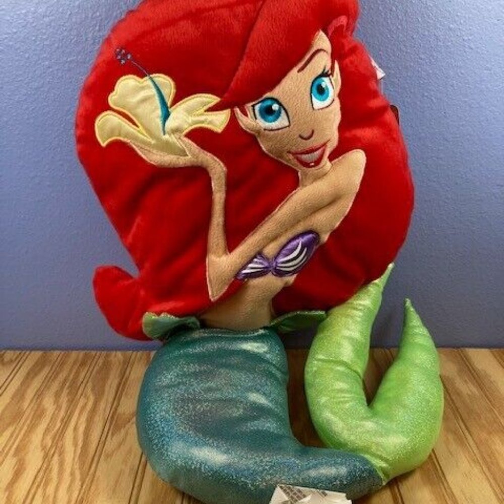Disney Princess Plush_The Little Mermaid_Ariel 24" Plush Pillow_Good w/tags